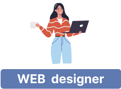 女性のデザイナー